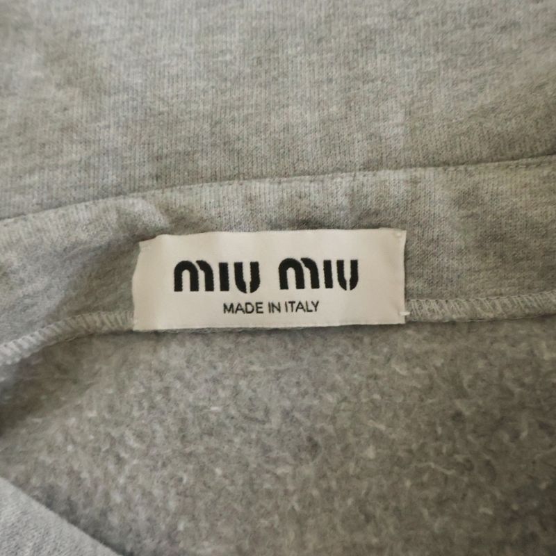 Miu Miu Sarah Color Sleeveless Top Gray
