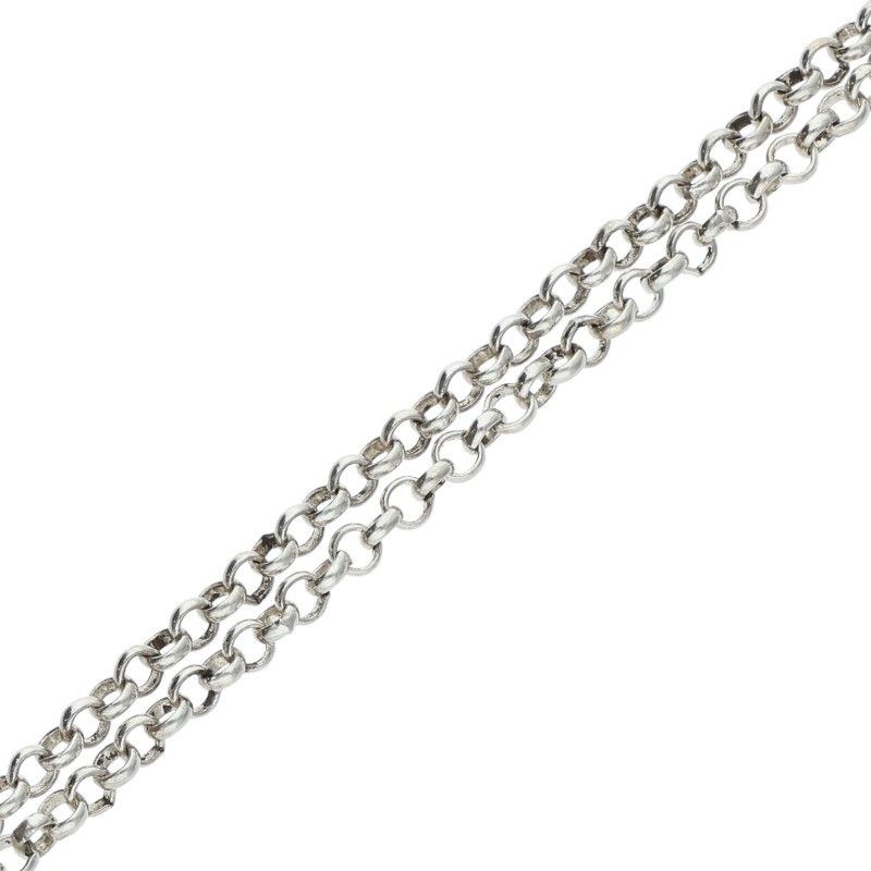 Chrome Hearts Neckchain Roll Chain Silver Necklace