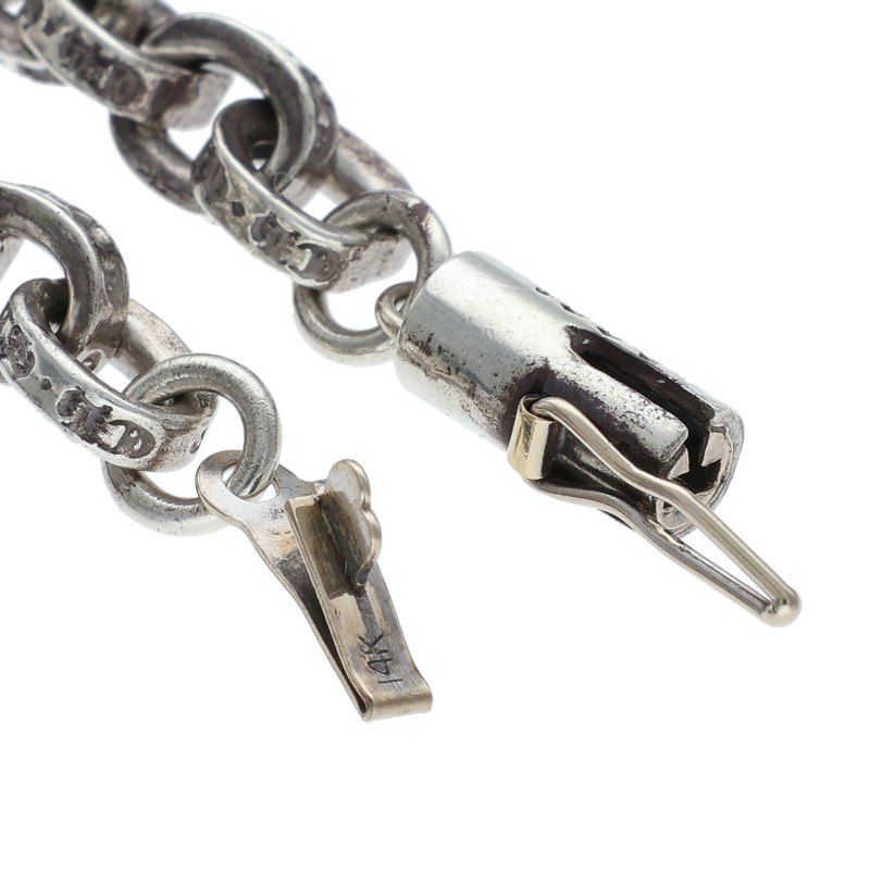 Chrome Hearts Paper Chain Silver Bracelet