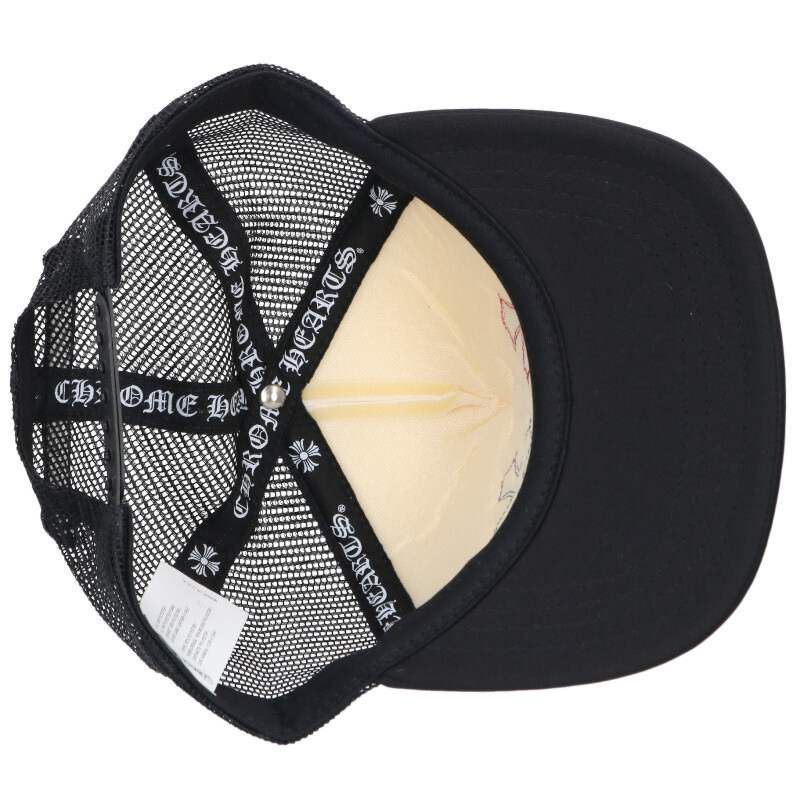 Chrome Hearts Trucker Cap Triple Cross Embroidered Mesh Hat