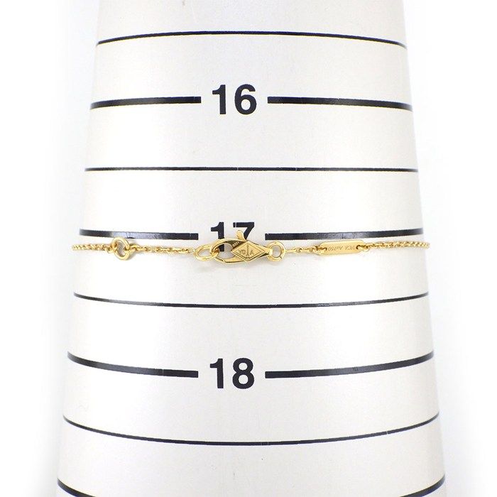 Van Cleef & Arpels Bracelet Sweet Alhambra White Shell 18k Yellow Gold