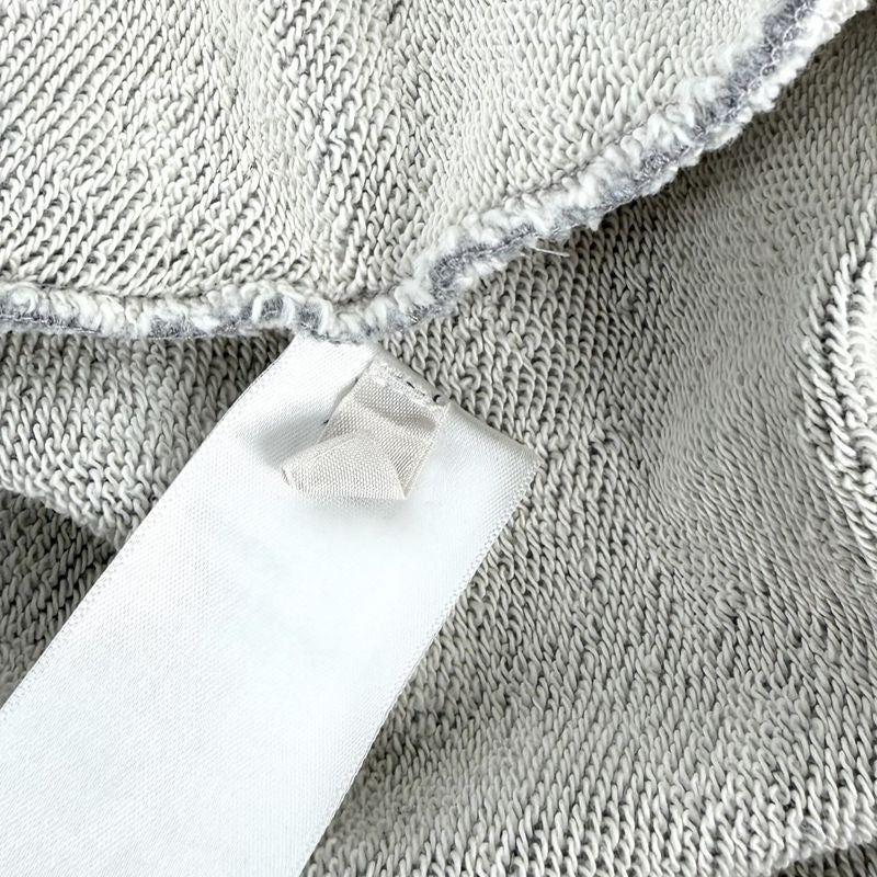 Celine Hoodie Luxury Top XXL Gray Silver Cotton Spring Autumn Winter