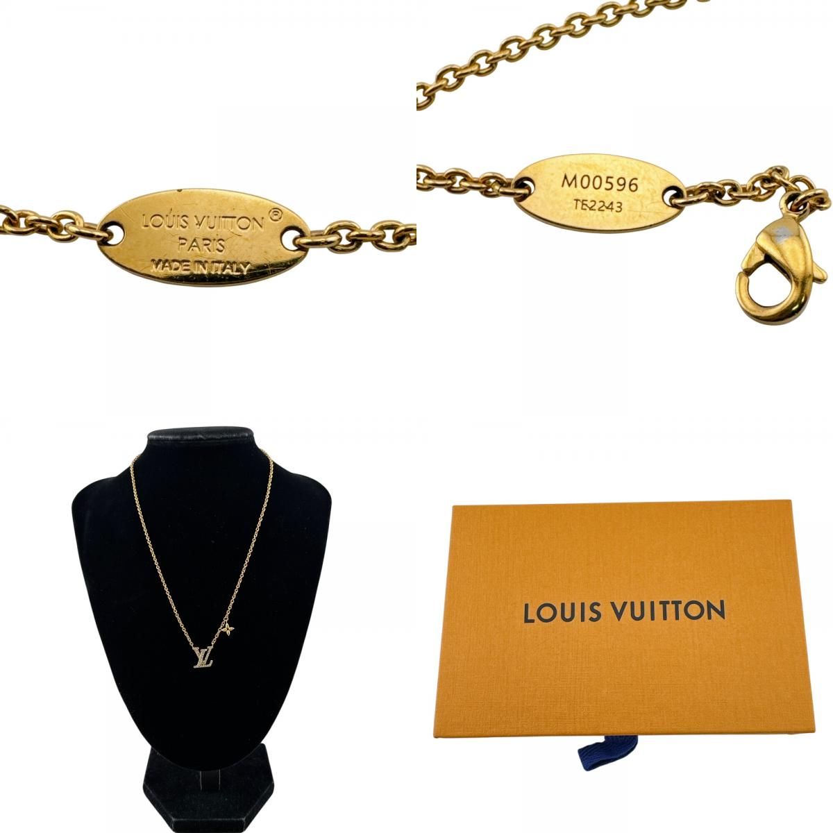 Louis Vuitton Iconic LV Necklace Gold