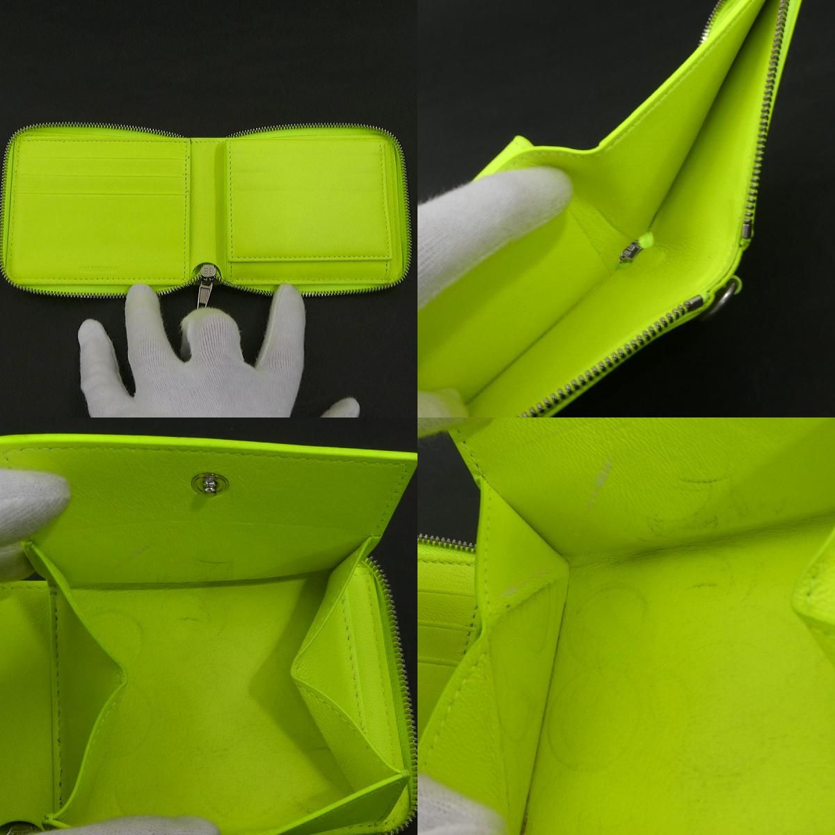Balenciaga Bifold Wallet Yellow