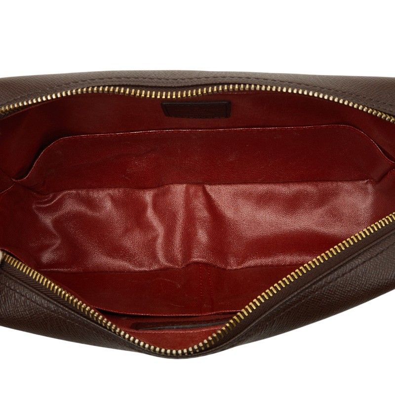 Louis Vuitton Damier Trousse Toilette 25 Cosmetic Pouch Brown