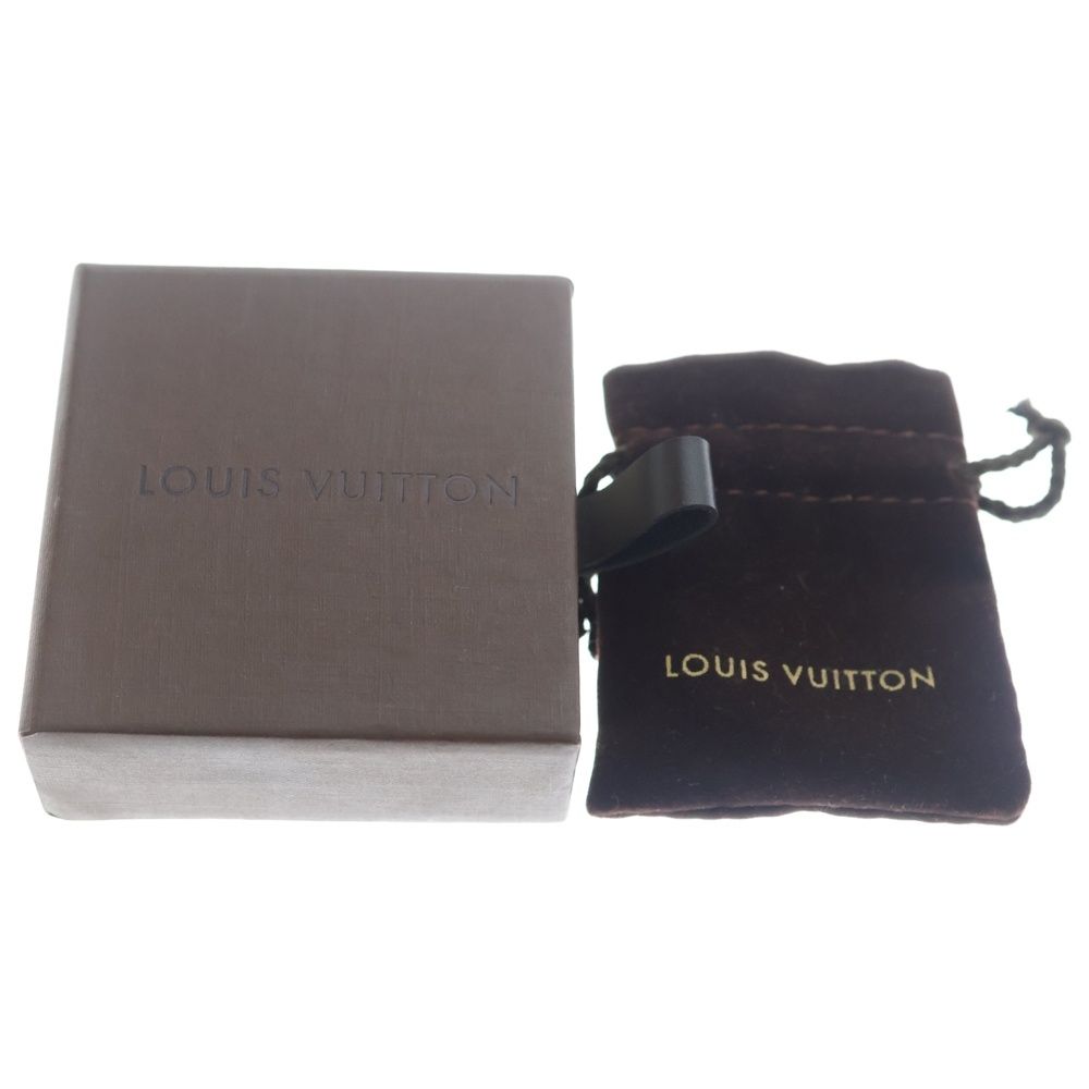 Louis Vuitton Book le Reille Magnetic Earrings Black Brown Gold Plated
