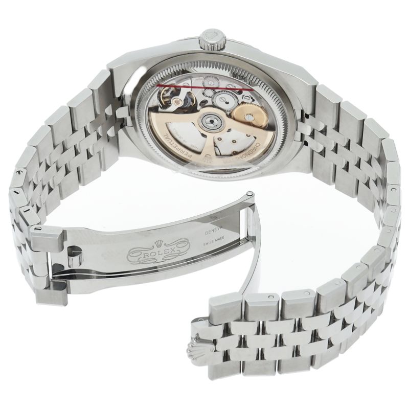 Rolex Land Watch Honeycomb Motif Box 18k White Gold SS