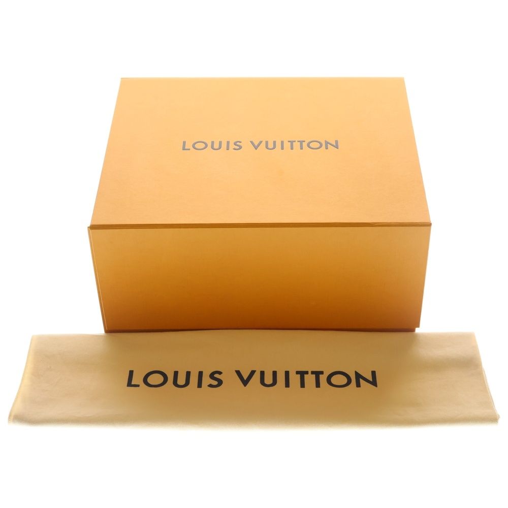 Louis Vuitton On The Go MM Monogram Reverse Giant Leather 2-Way Bag Gold Brown