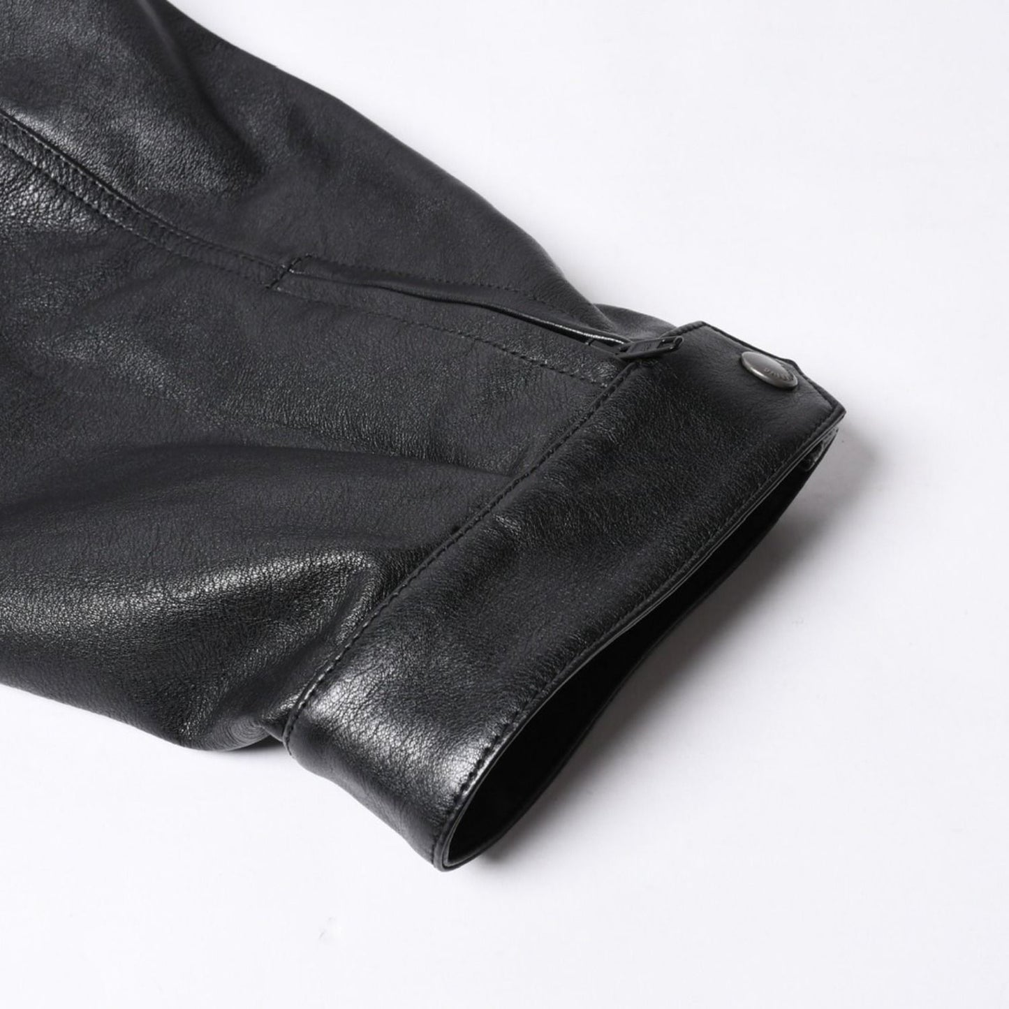 Balenciaga Handbag Shirt Bag Close Bag Leather Black — view 8