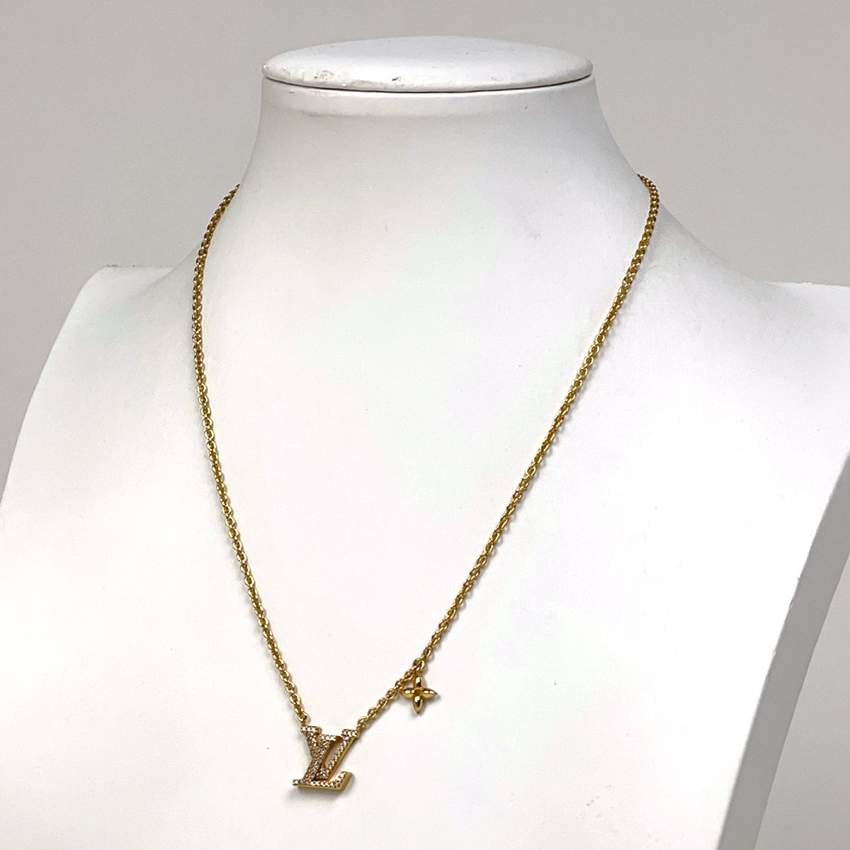 Louis Vuitton Necklace LV Iconic Line Stone Gold