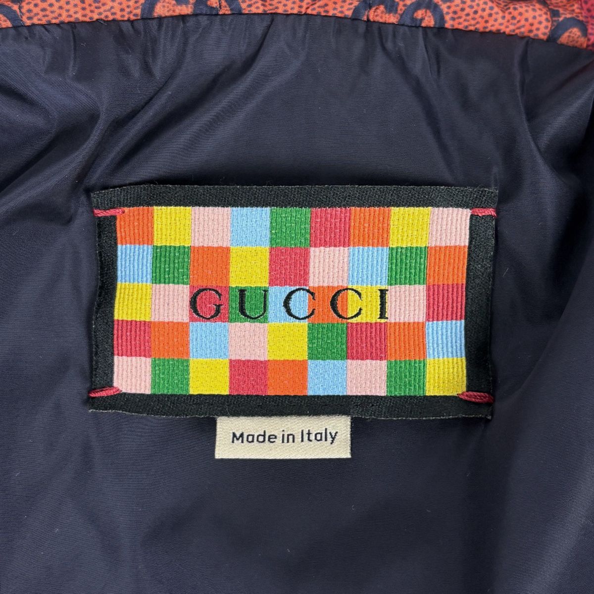 Gucci GG Pattern Hoodie Jacket Nylon Multicolor