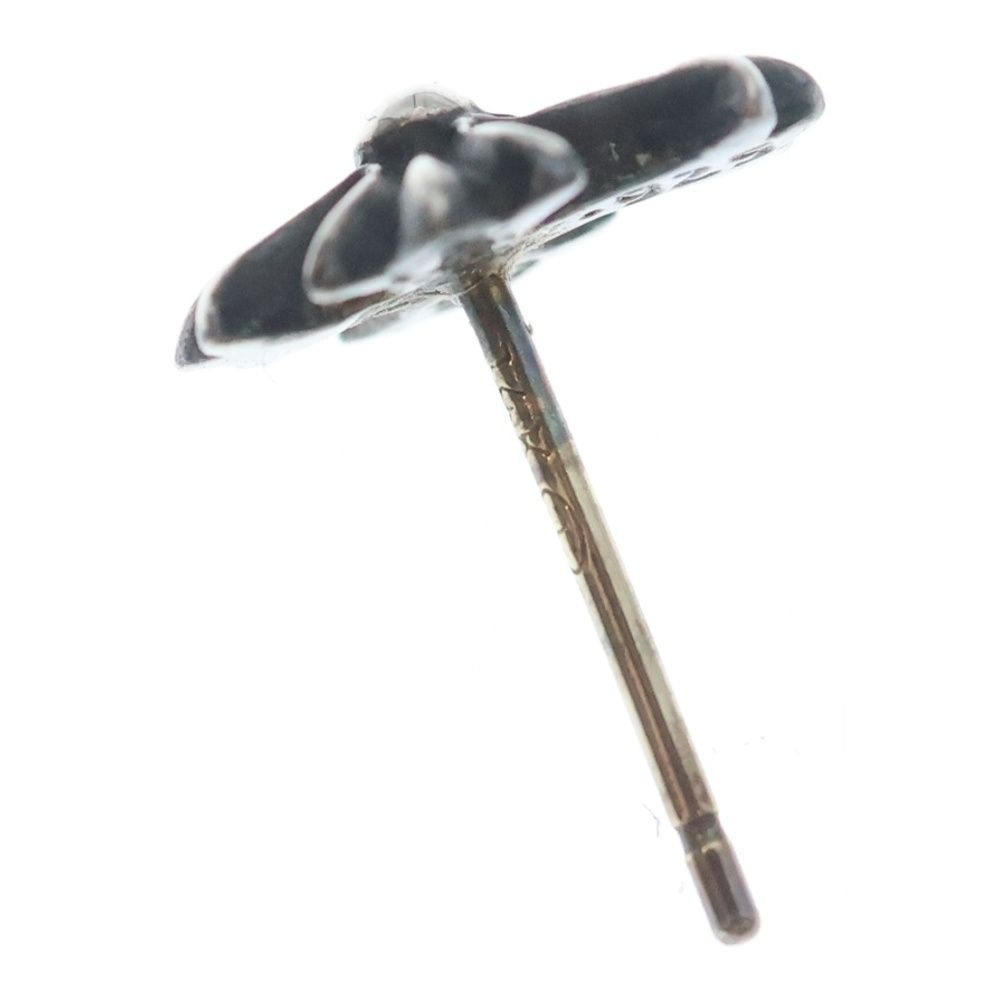 Chrome Hearts No2 CH Crs CH Cross Studs Earrings Silver