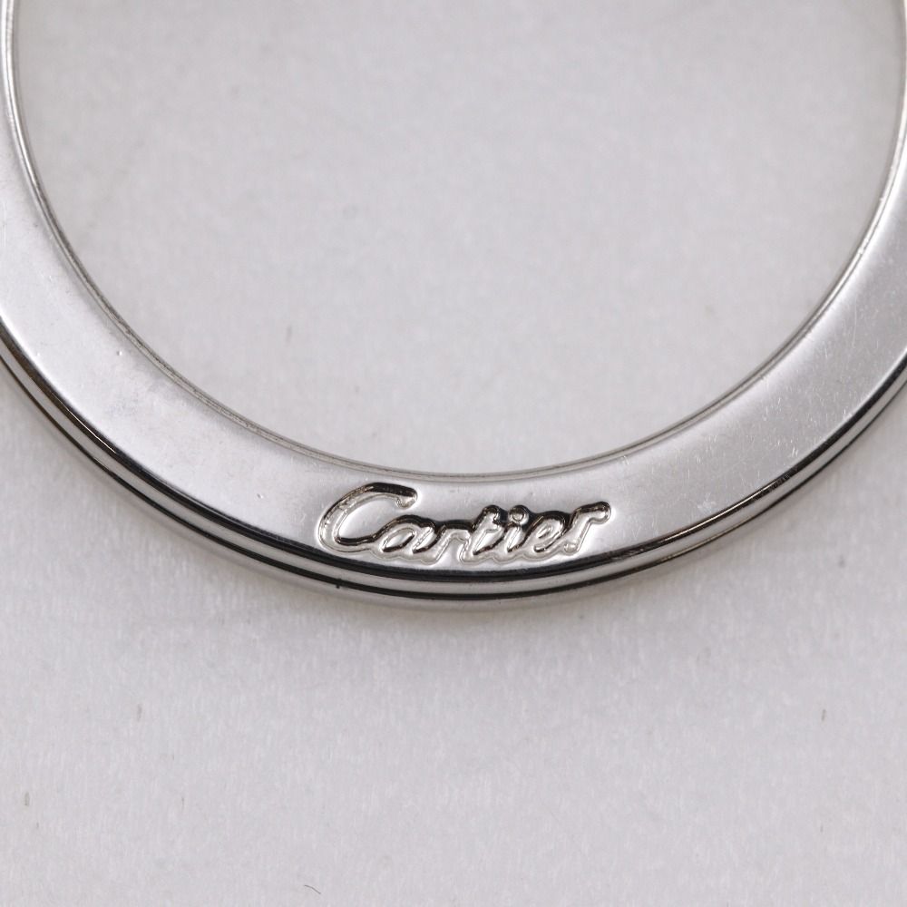 Cartier Double C Charm Metal Silver Key Holder