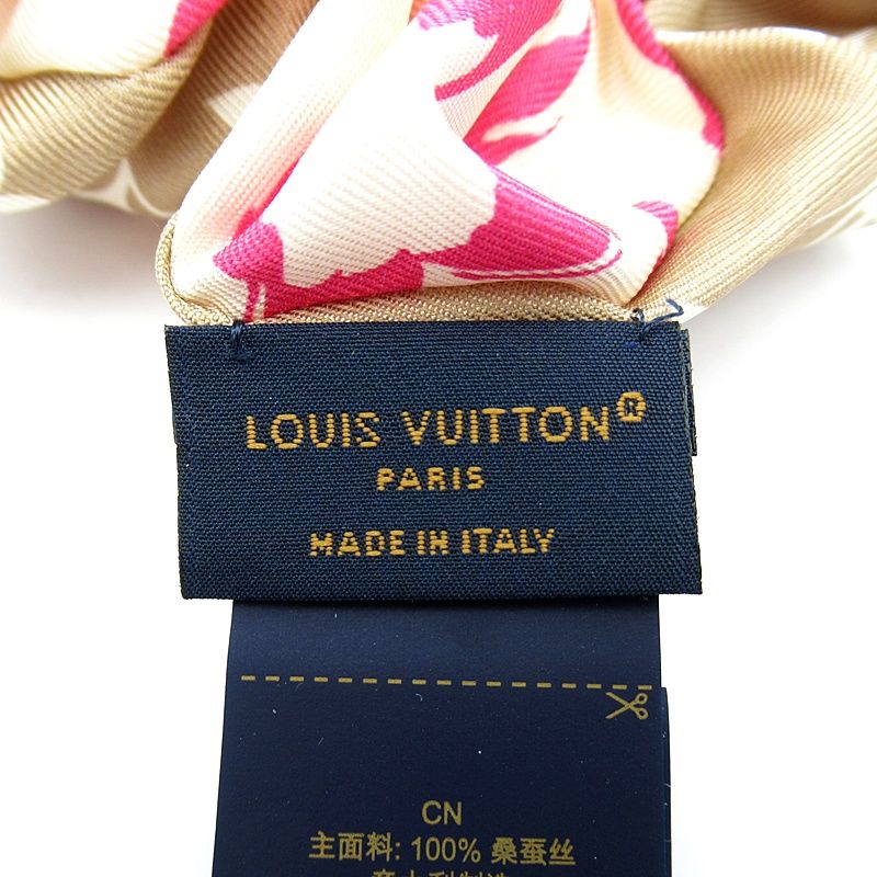 Louis Vuitton Scrunchie LV Safari Silk 100% Cles