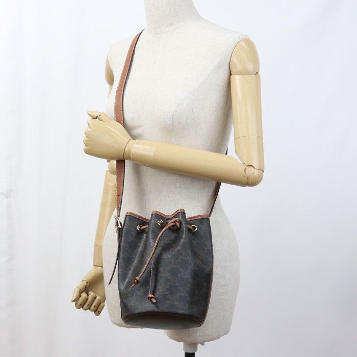 Celine Triomphe Canvas Shoulder Bag