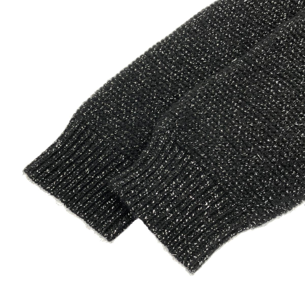 Fendi Kids Lame Knit Cardigan Jkuxv Black