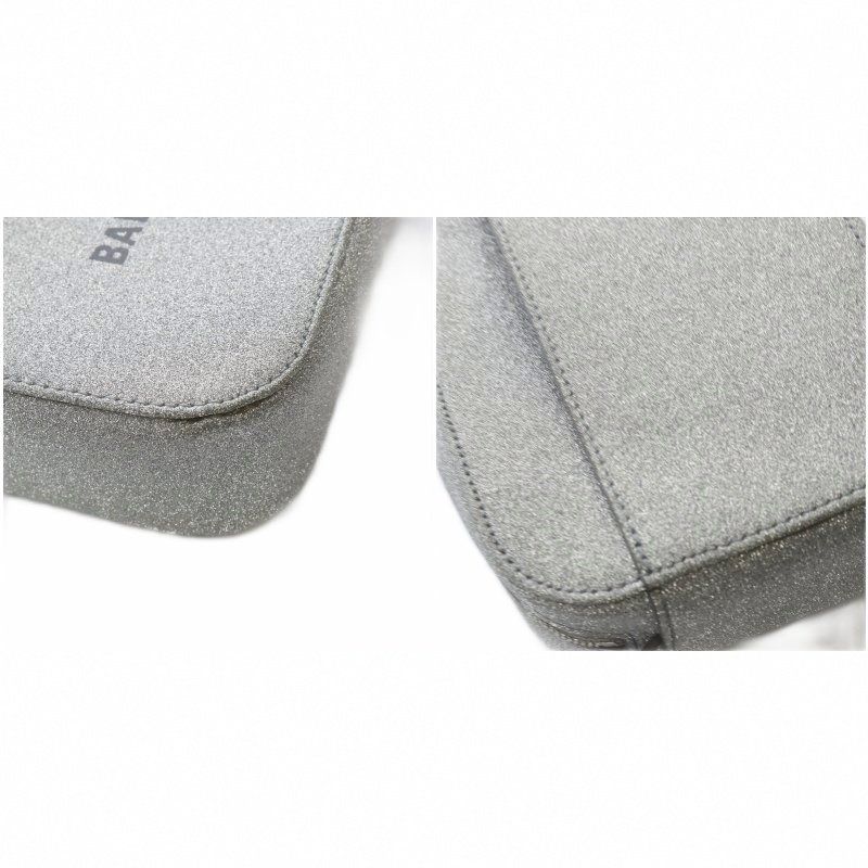 Balenciaga Everyday Camera Bag Shoulder Glitter Silver