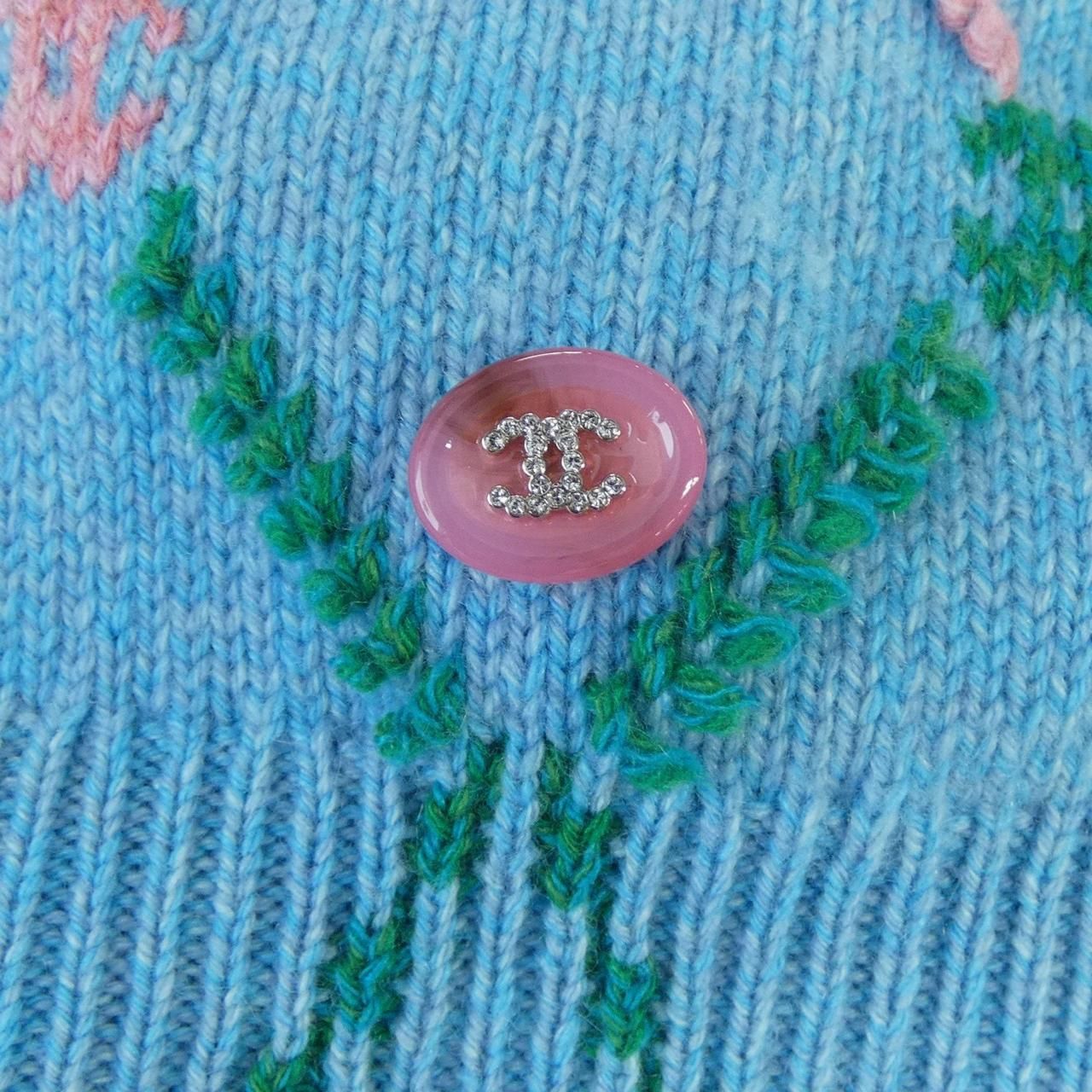 Chanel Knit Sweater Blue
