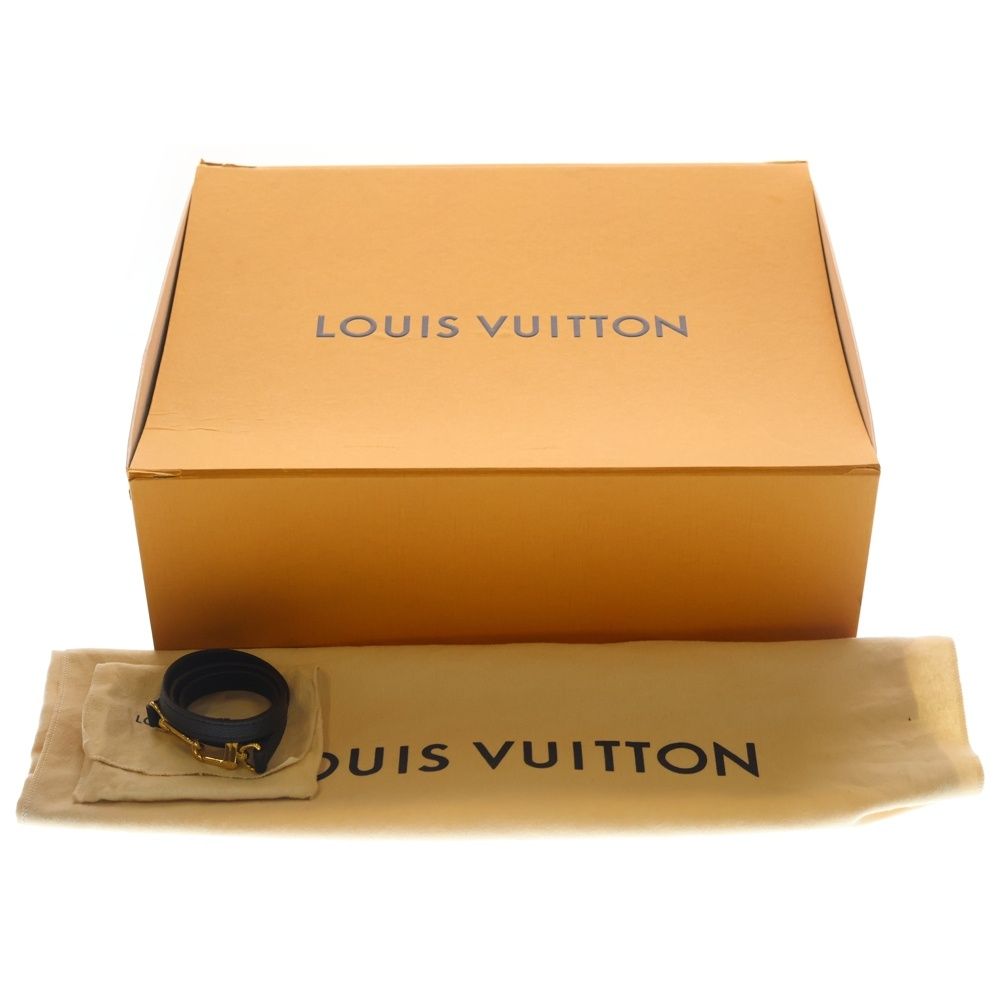 Louis Vuitton Monogram Flandrine 2-Way Shoulder Bag Tote Black Brown Leather