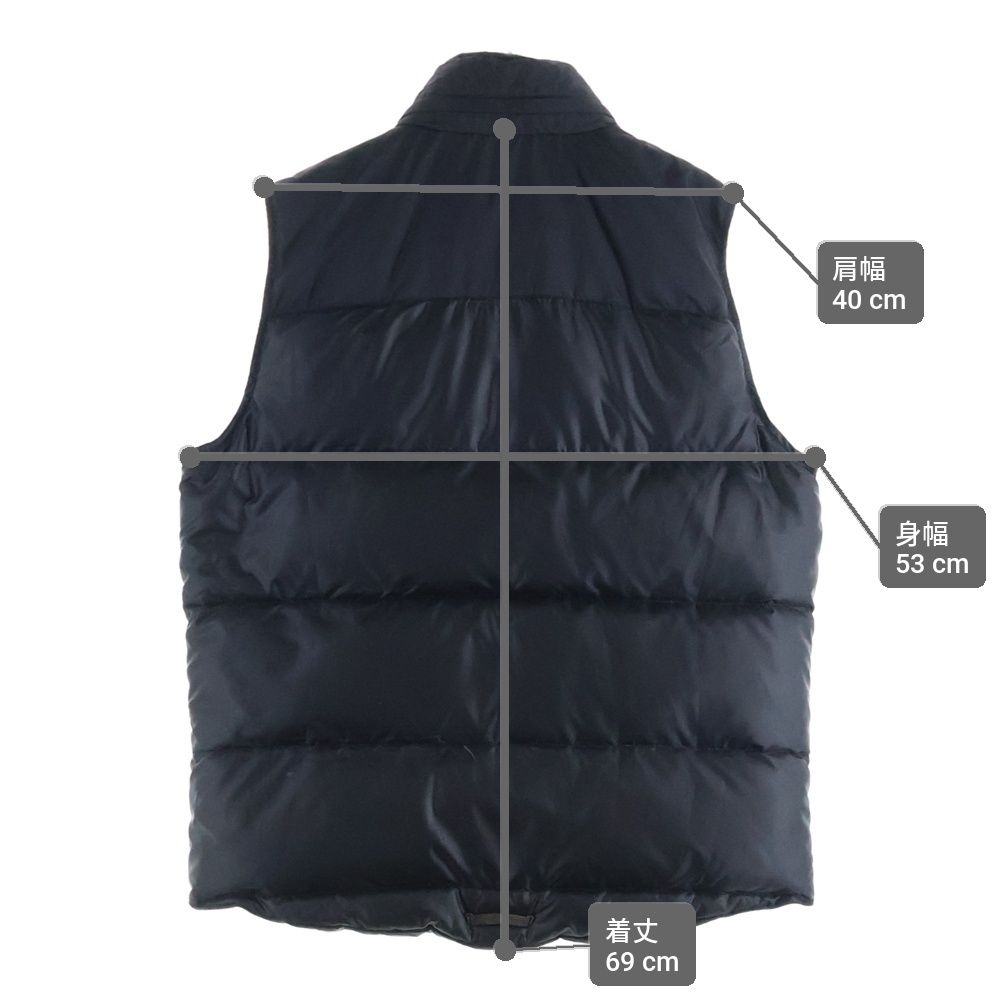 Chrome Hearts Stiff Vest Nylon Cross Ball Button Down Jacket Black