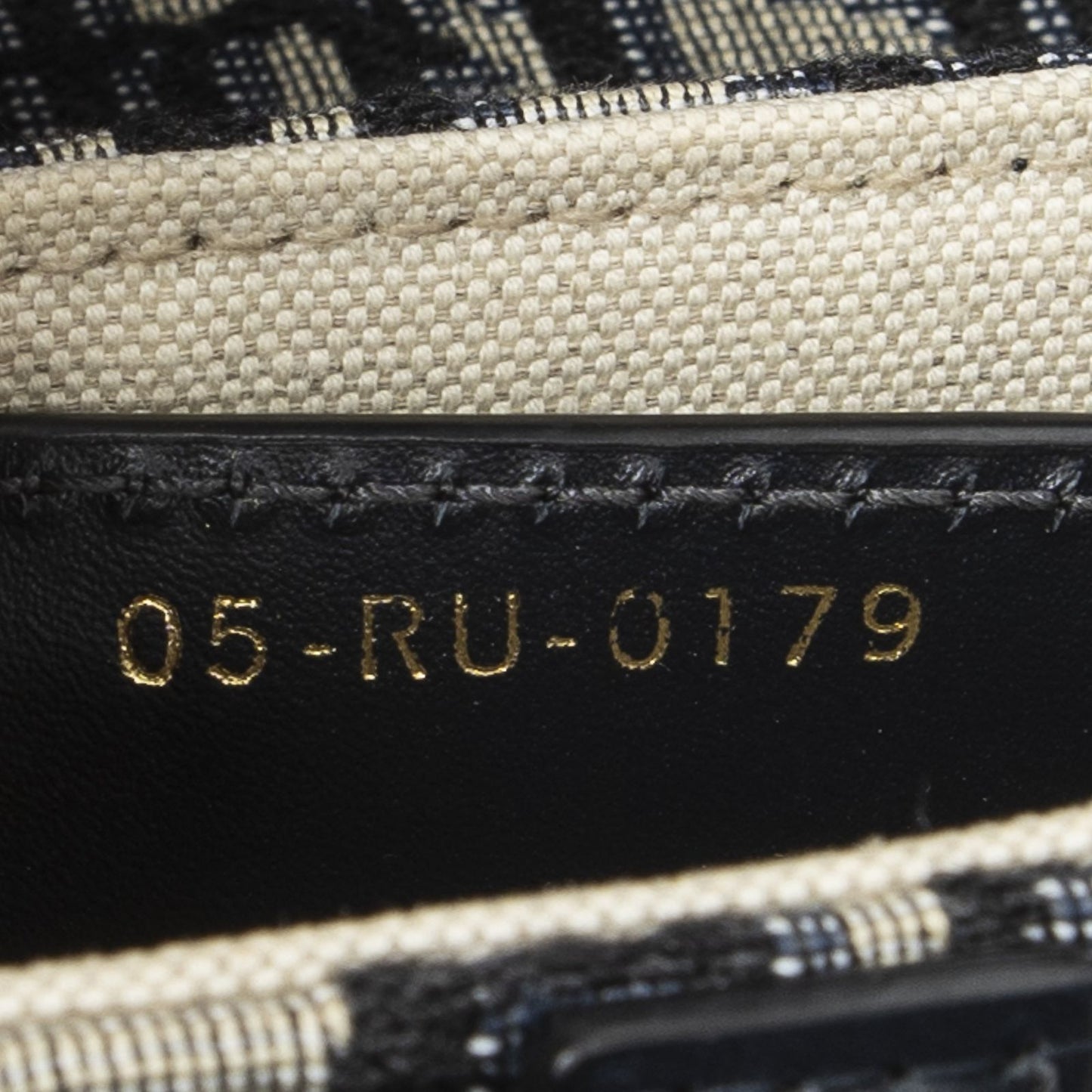 Dior New Saddle Bag Navy Beige Oblique Peacock Canvas