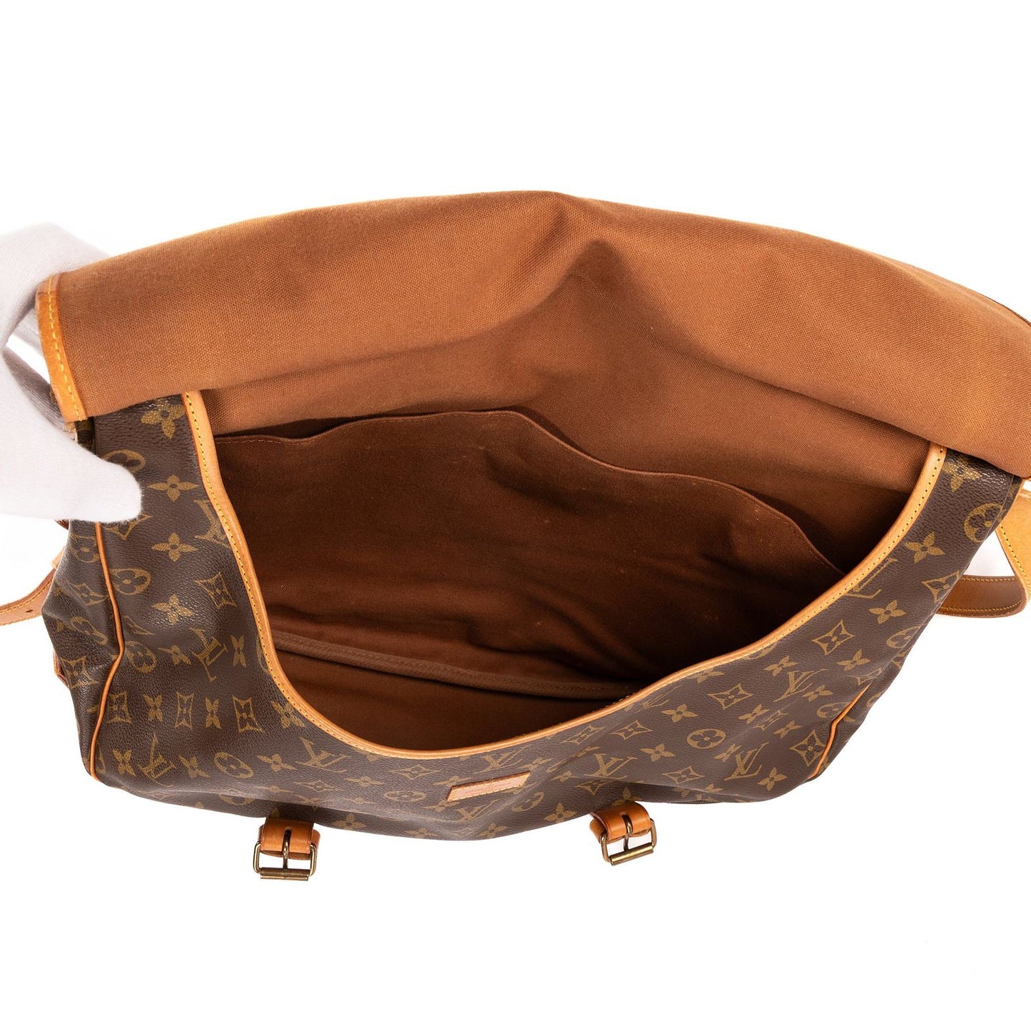 Louis Vuitton Saumur 43 Brown Monogram Canvas