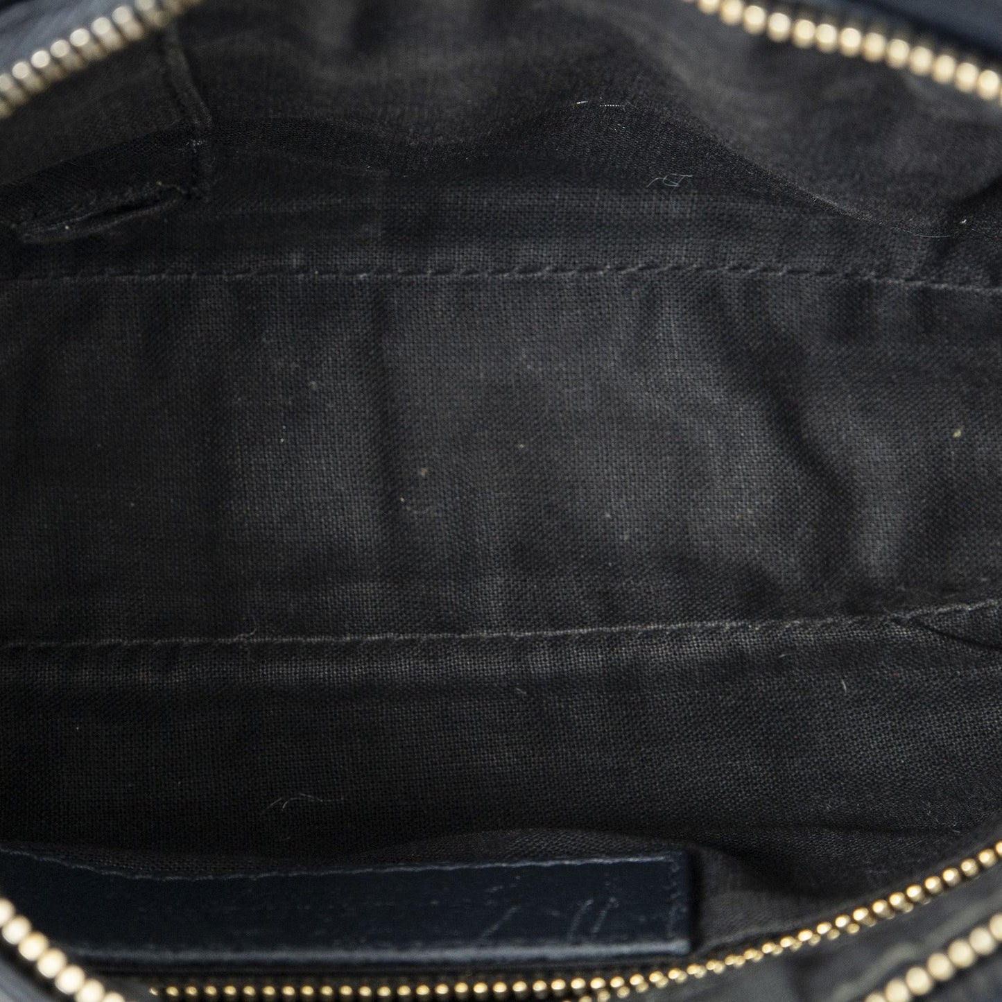Balenciaga Metallic Edge Hip Crossbody Navy Gray Calfskin Leather