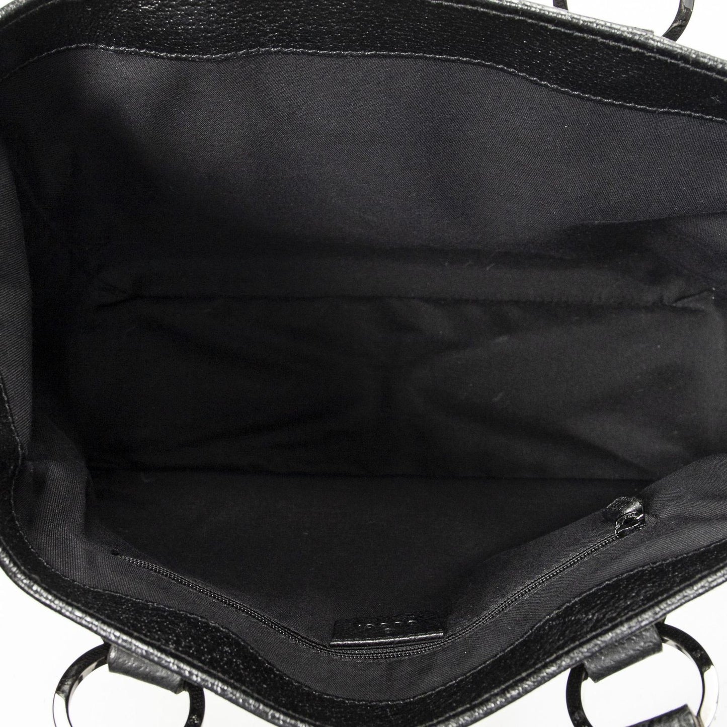 Gucci Small Shoulder Tote Black GG Canvas