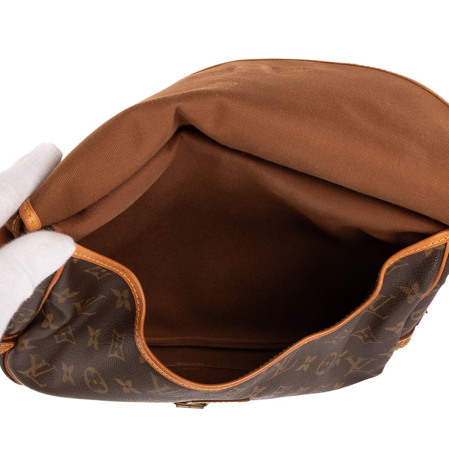Louis Vuitton Saumur Brown Monogram Canvas