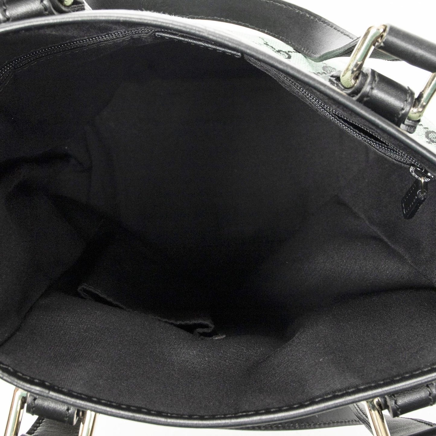 Gucci Small Tall Tote Green Black GG Canvas