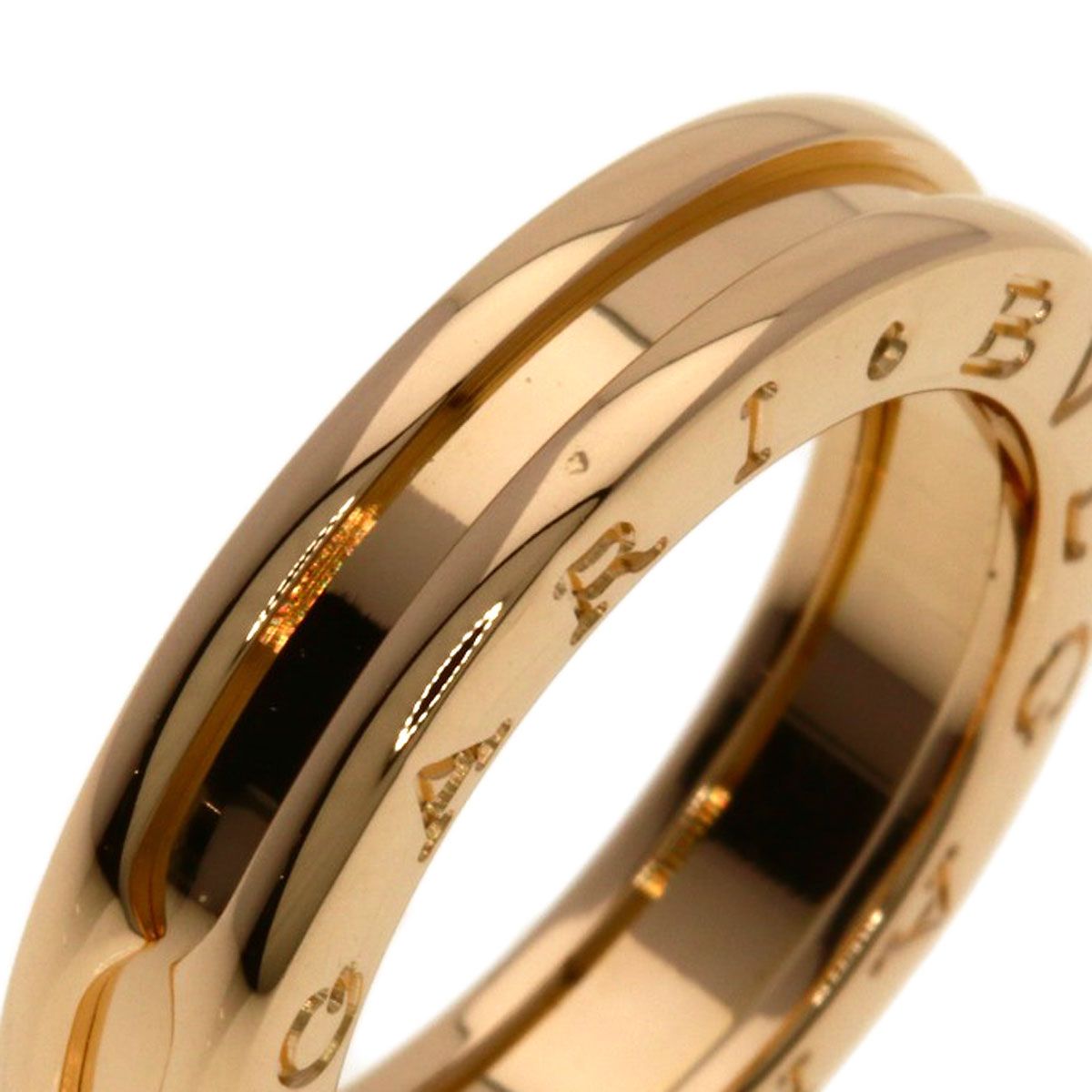 Bvlgari B-zero One Band 50 Ring 18k Pink Gold