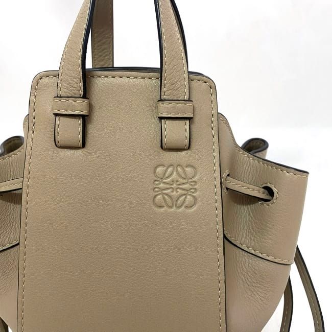 Loewe Shoulder Bag Hammock Mini Beige