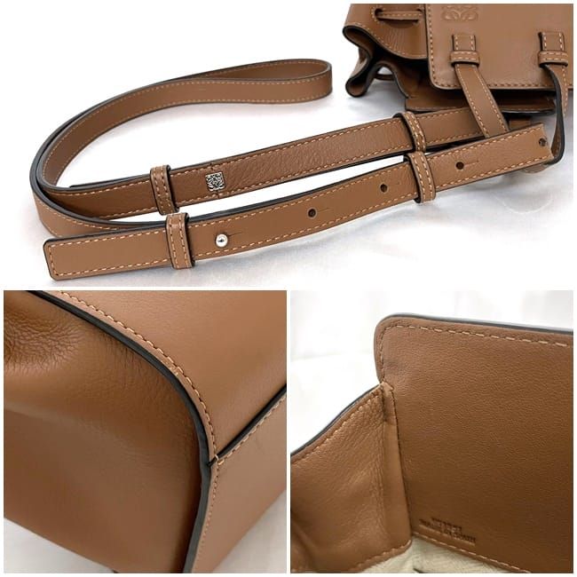 Loewe Shoulder Bag Hammock Mini Brown Anagram