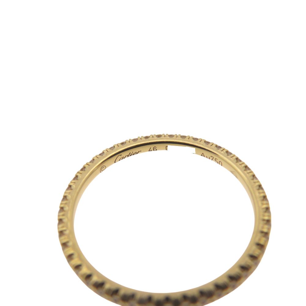Cartier Etencer de Full Eternity Diamond Ring Gold