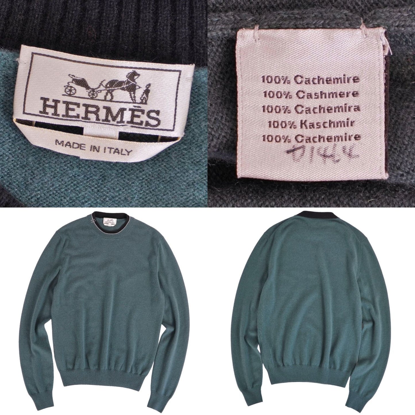 Hermes Knit Sweater Crew Neck Long Sleeve — view 5