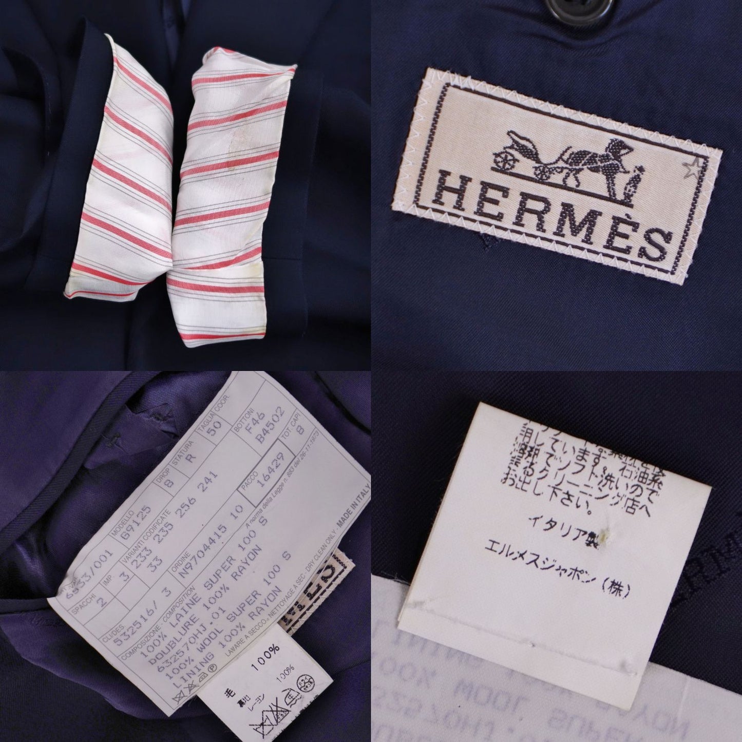 Hermes Vintage Jacket Tailored Blazer — view 8