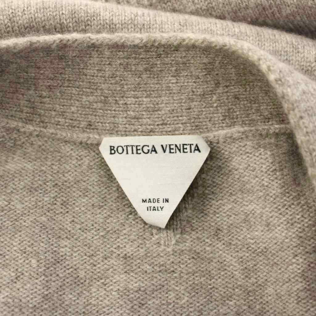 Bottega Veneta Cashmere Red Gun Knit Long Sleeve Intrecciato Heart XS Gray V2 — view 5