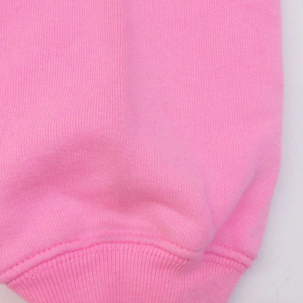 Balenciaga Campaign Logo Hoodie Print Pullover Sweatshirt XS Pink — view 9