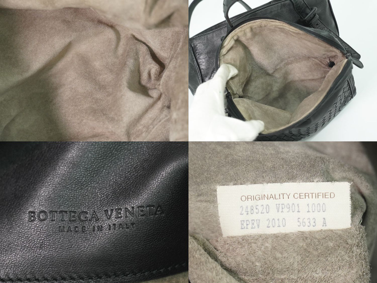 Bottega Veneta Intrecciato Tote Leather Black — view 9