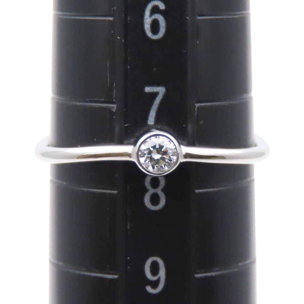 Tiffany & Co Ring Wave Single Row Elsa Peretti Platinum — view 9