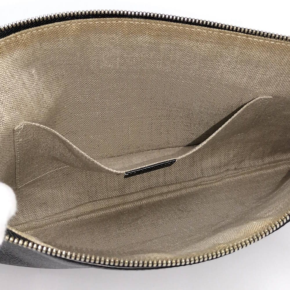 Gucci Bamboo Clutch Leather Black — view 9