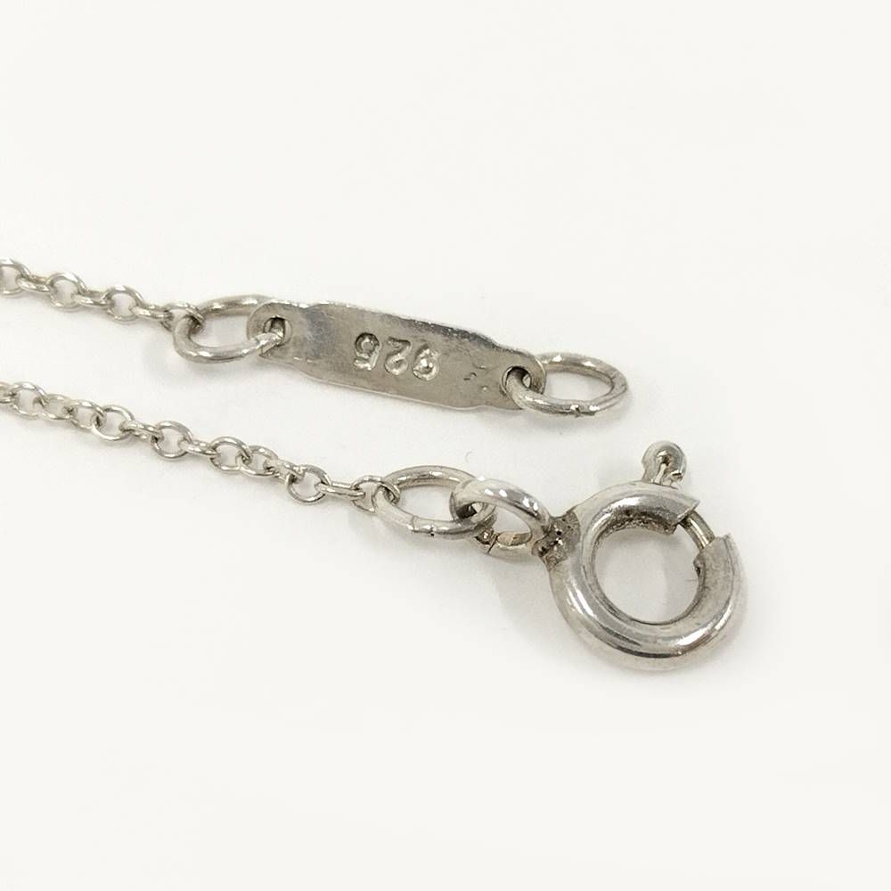 Tiffany & Co Necklace Triple Open Heart Elsa Peretti Silver — view 9