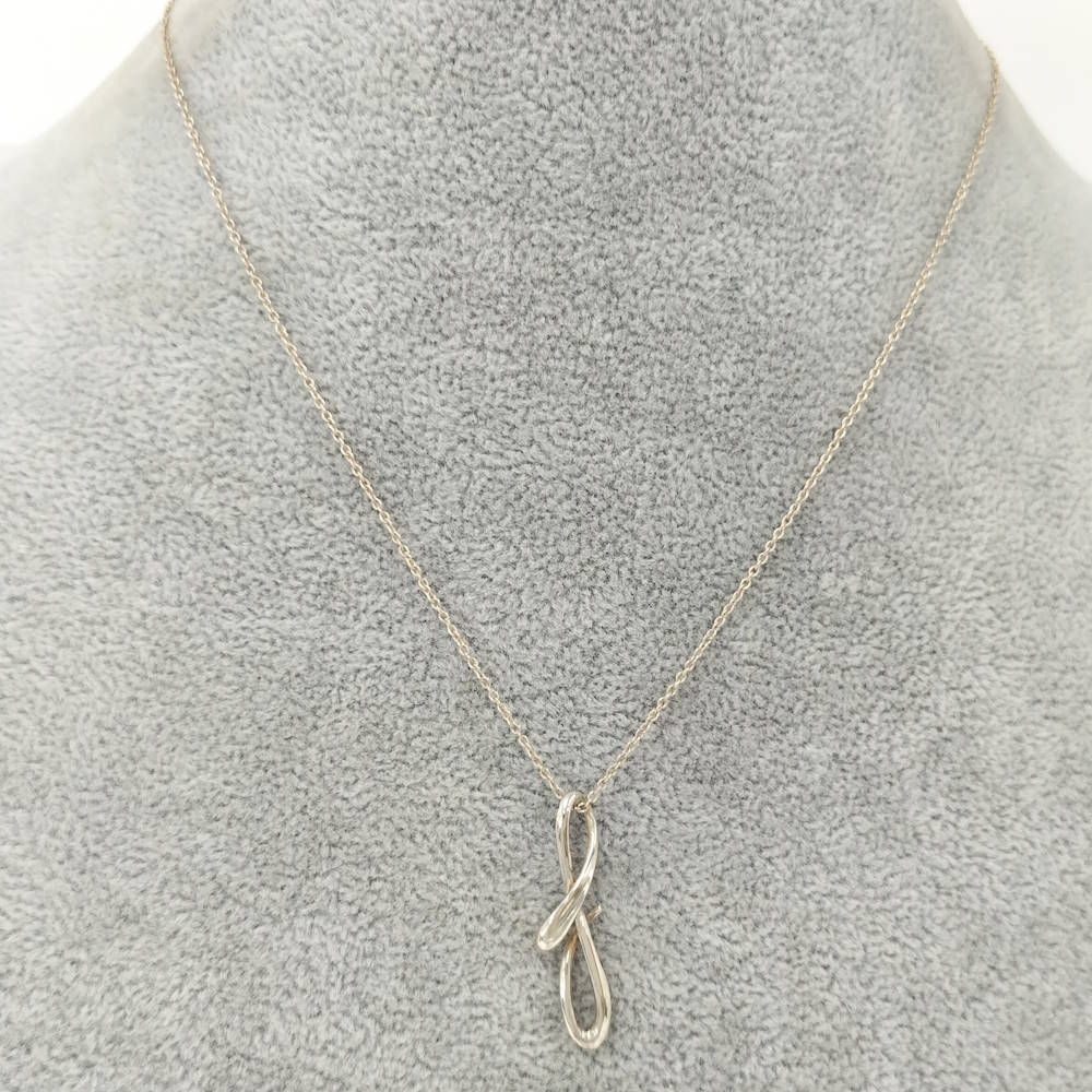 Tiffany & Co Necklace Elsa Peretti Motif Silver — view 8