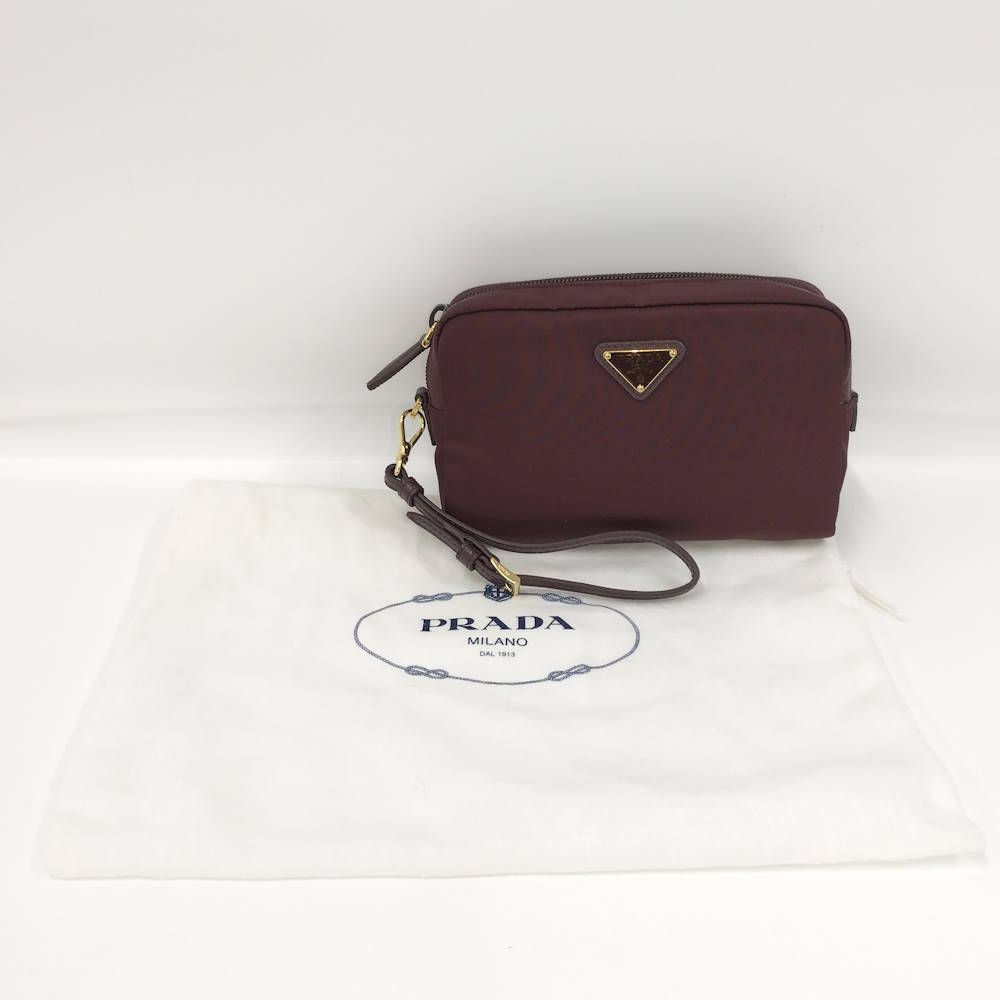 Prada Re Nylonpouch Bordeaux Re Vanity Bag — view 9