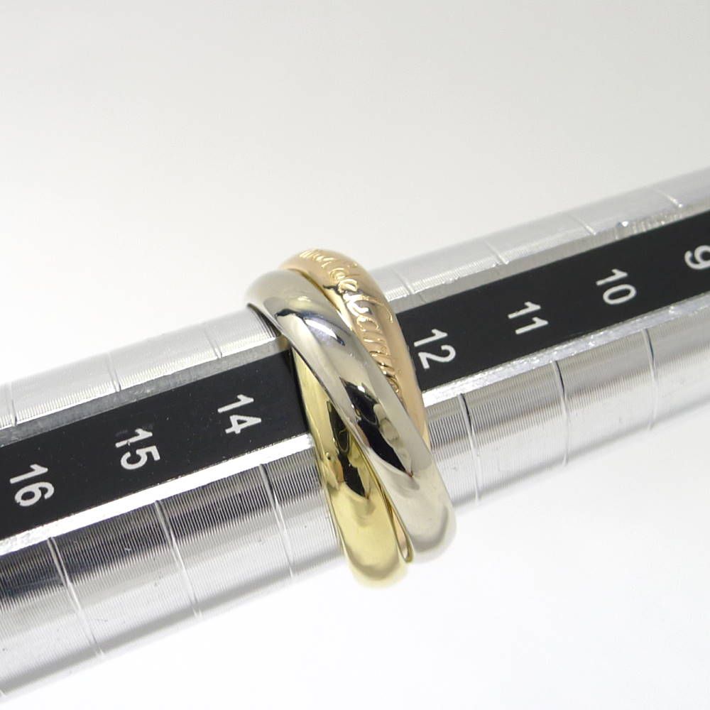 Cartier Trinity Ring YG PG 18k White Gold YG PG Three — view 6