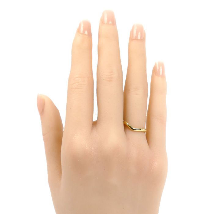 Tiffany & Co 18k Yellow Gold Curved Band Ring — view 7