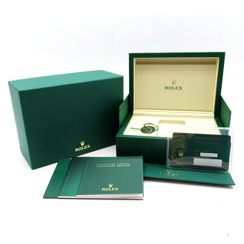 Rolex Land Watch Honeycomb Motif Box 18k White Gold SS — view 6