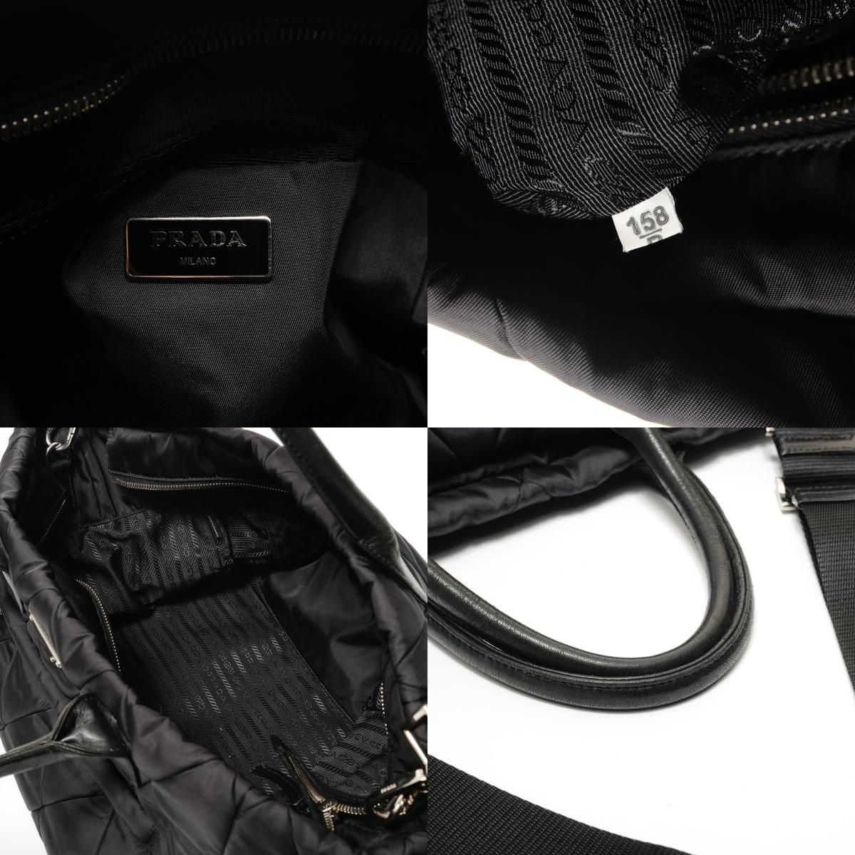 Prada Shoulder Bag Triangle Logo New Tessuto Bomber 2-Way — view 9