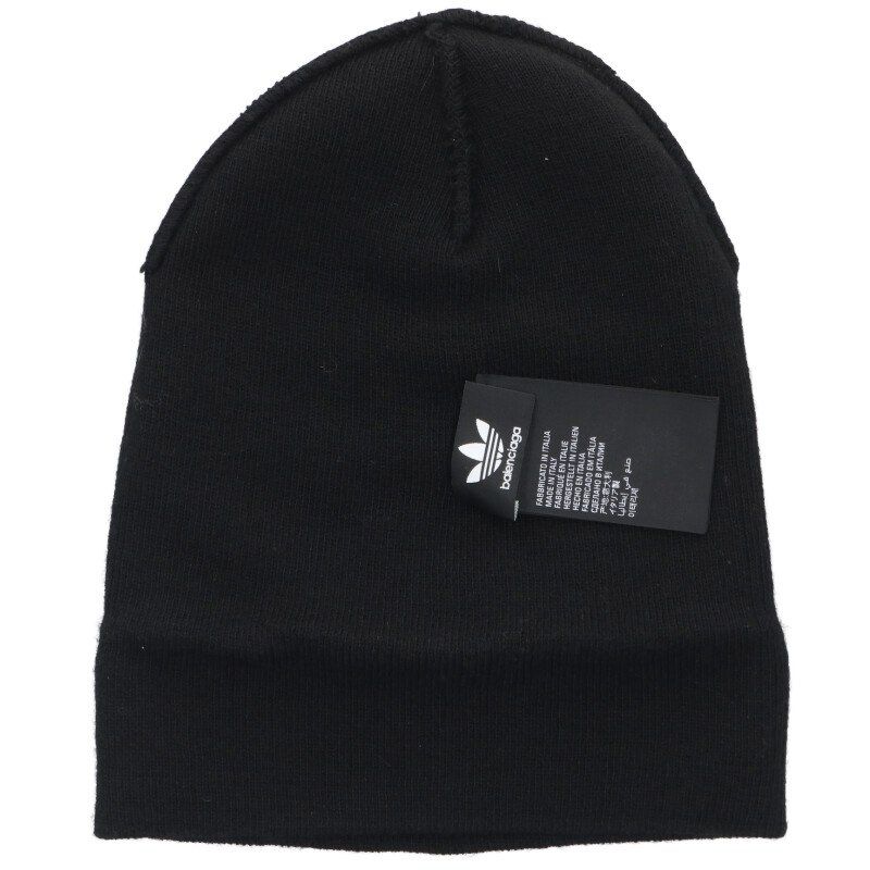 Balenciaga Adidas Logo Embroidered Knit Hat — view 3