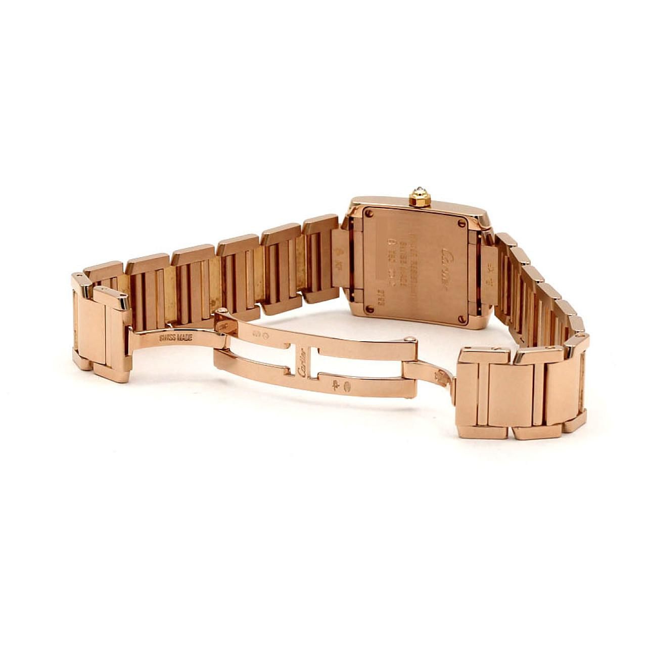 Cartier Tank Francaise SM PG D Pg Rg Quartz — view 6
